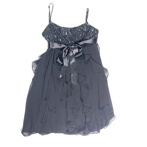 black sequin BCBCMAXAZRIA dress - size 12
